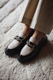 Loafers My Life Beige Black