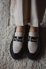 Loafers My Life Beige Black