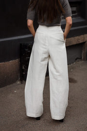 Bukse Priscilla Herringbone Linen