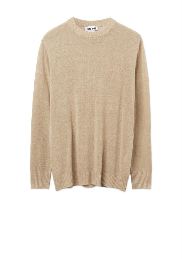 Genser ⎪ Compose Sweater Oat Beige